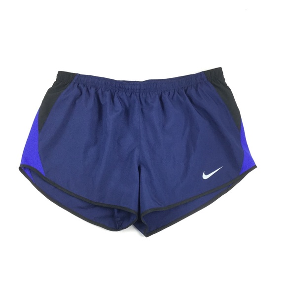 Nike Pants - NIKE Dri-Fit 10K Lined Training Shorts Blue Large